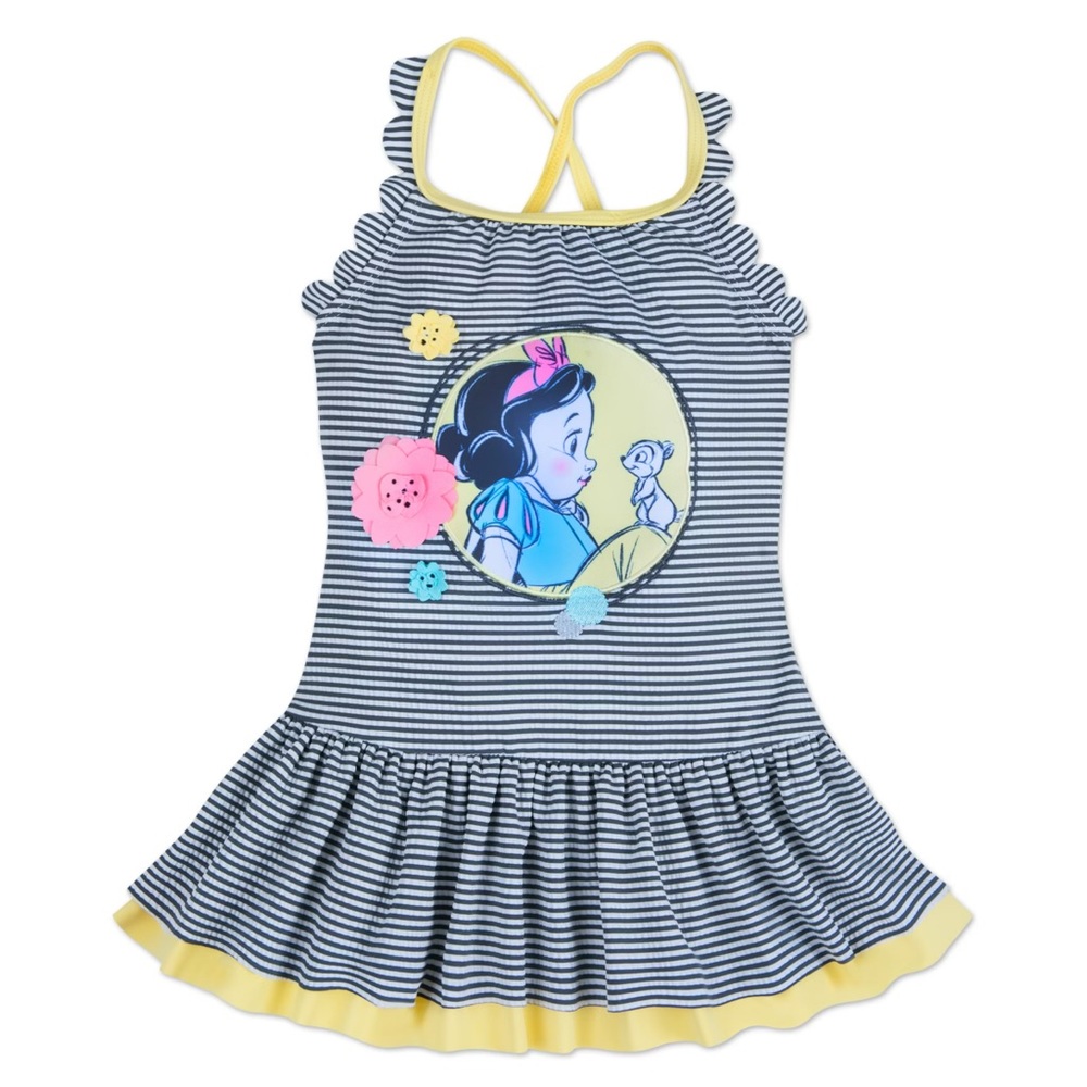 Disney Girls Disney Animators Collection Snow White Tankini Swimsuit size 3 - Picture 2 of 9